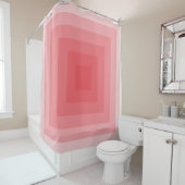 赤角幾何学模様 シャワーカーテン (インサイチュ)