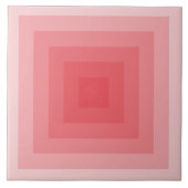 赤角幾何学模様 タイル (正面)