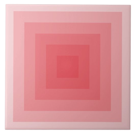 赤角幾何学模様 タイル (正面)