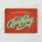 赤誕生日 ポストカード (正面)