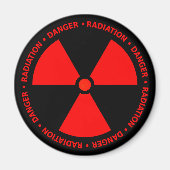 赤警告線 マグネット (正面)