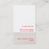 赤豚の名刺 名刺 (裏面)