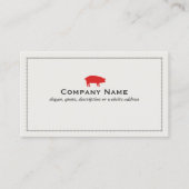 赤豚バーベキューポークビジネスカード 名刺 (正面)