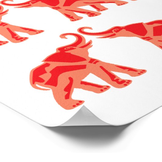 赤象のポスター ポスター (角)