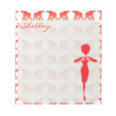 赤象メモ帳 ノートパッド (正面)