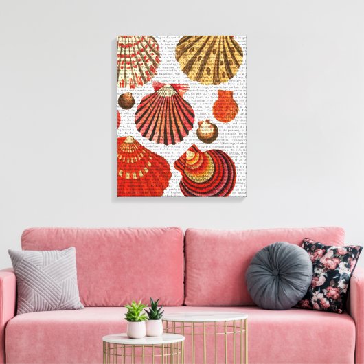 赤貝 キャンバスプリント (インサイチュ (リビング))
