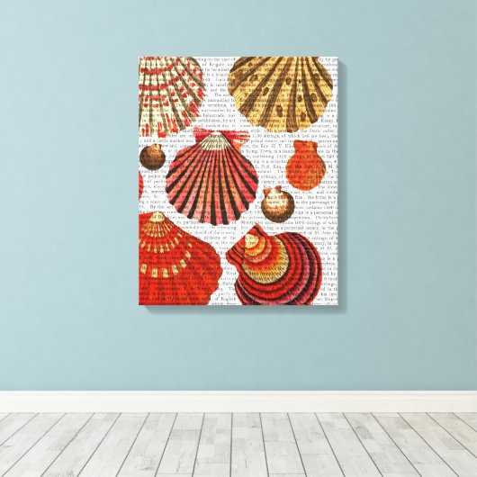 赤貝 キャンバスプリント (インサイチュ (ウッドフロア))