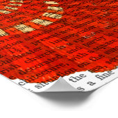 赤貝 ポスター (角)