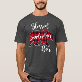 赤賛美バッファローチェックF祖母 Tシャツ