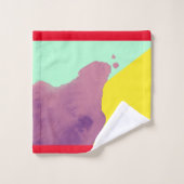 赤赤面ピンクカラーパレット2021 バスタオルセット (ウォッシュタオル)