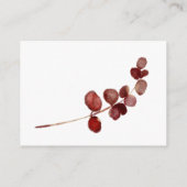 赤赤面フローラバラ数キスブライダルゲーム エンクロージャーカード (裏面)