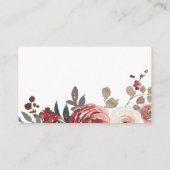 赤赤面フローラ結婚バラレシピ エンクロージャーカード (裏面)