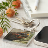 赤足の亀の手帳 キーホルダー (正面右)