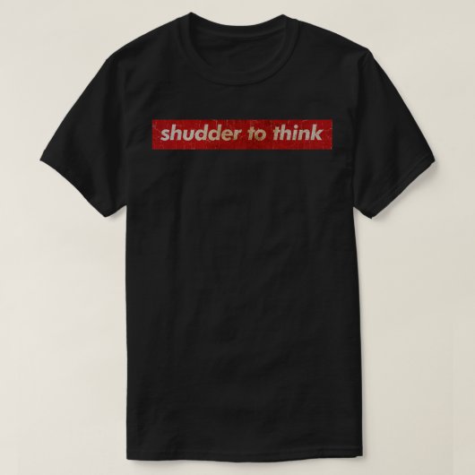 赤身震考えシンプルえ Tシャツ (デザイン正面)
