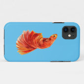 赤身魚の青いiPhoneケース Case-Mate iPhoneケース (裏面(横))