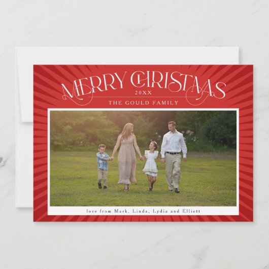 赤輝く線 シーズンカード (正面)