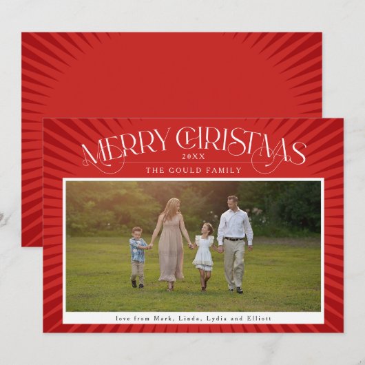 赤輝く線 シーズンカード (正面/裏面)