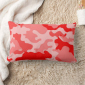 赤迷彩柄腰枕 ランバークッション (ブランケット)