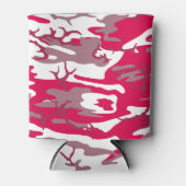 赤迷彩柄 缶クーラー (正面)