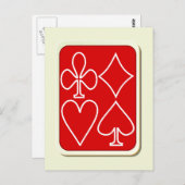 赤遊の名刺はがき ポストカード (正面/裏面)