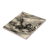 赤道の海のドラゴン タイル (側面)