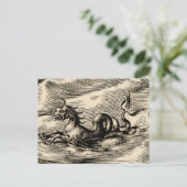 赤道の海の龍 ポストカード (スタンド正面)