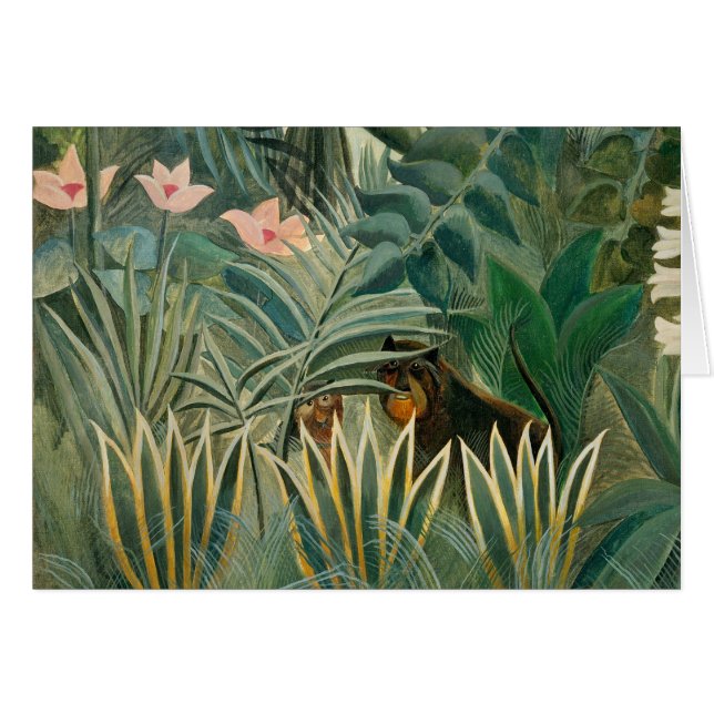 赤道のJungle 1909年(キャンバスの油) (正面横)