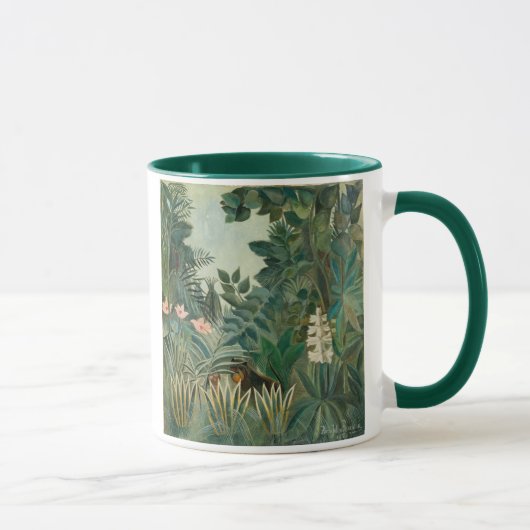 赤道のJungle 1909年(キャンバスの油) マグカップ (右)
