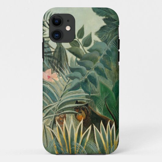 赤道のJungle 1909年(キャンバスの油) Case-Mate iPhoneケース (裏面)