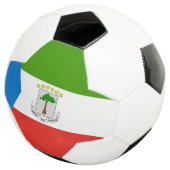 赤道ギニアの国旗 サッカーボール (3/4)