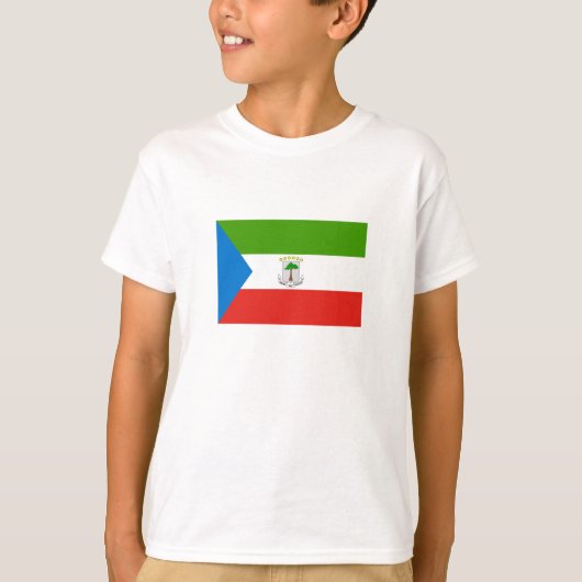 赤道ギニアの国旗 Tシャツ (正面)