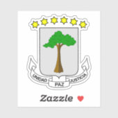 赤道ギニアの紋章 シール (シート)