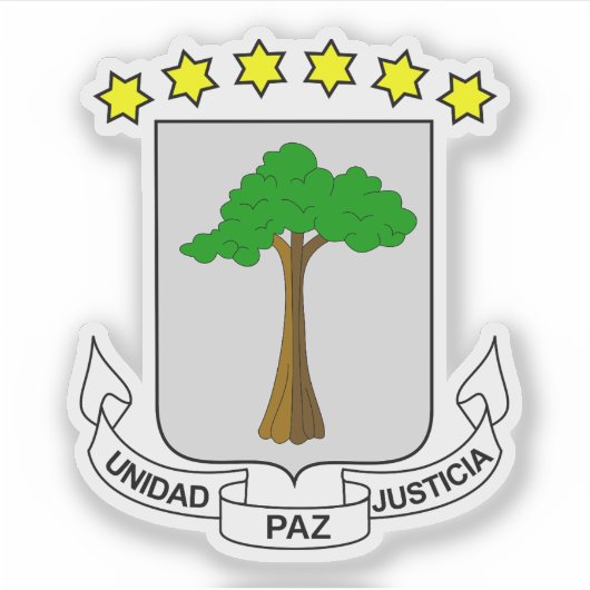 赤道ギニアの紋章 シール (正面)