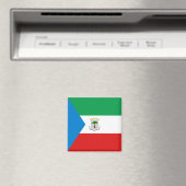 赤道ギニア国旗の磁石 マグネット (インサイチュ (食洗機))