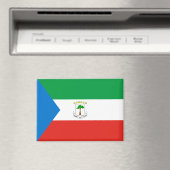 赤道ギニア国旗の長方形マグネット マグネット (インサイチュ (食洗機))