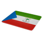 赤道ギニア国旗（アフリカ） カッティングボード (角)