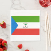 赤道ギニア国旗（アフリカ） スタンダードランチョンナプキン (インサイチュ)