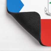 赤道ギニア国旗（アフリカ） マウスパッド (コーナー)