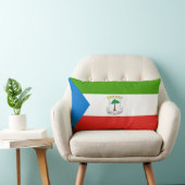 赤道ギニア国旗(アフリカ) ランバークッション (椅子)