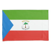 赤道ギニア国旗（アフリカ） 枕カバー (正面右)