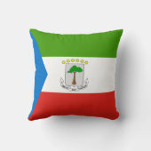 赤道ギニア国旗 クッション (裏面)