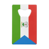 赤道ギニア国旗 クレジットカード栓抜き (裏面)