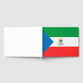 赤道ギニア国旗 ゲストブック (全面)