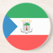 赤道ギニア国旗 コースター (正面)