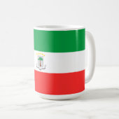 赤道ギニア国旗 コーヒーマグカップ (正面右)