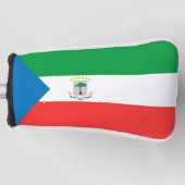 赤道ギニア国旗 ゴルフヘッドカバー (正面)