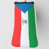 赤道ギニア国旗 ゴルフヘッドカバー (回転90)