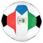 赤道ギニア国旗 サッカーボール (回転)