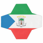 赤道ギニア国旗 サッカーボール (フラット)