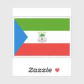 赤道ギニア国旗 シール (シート)